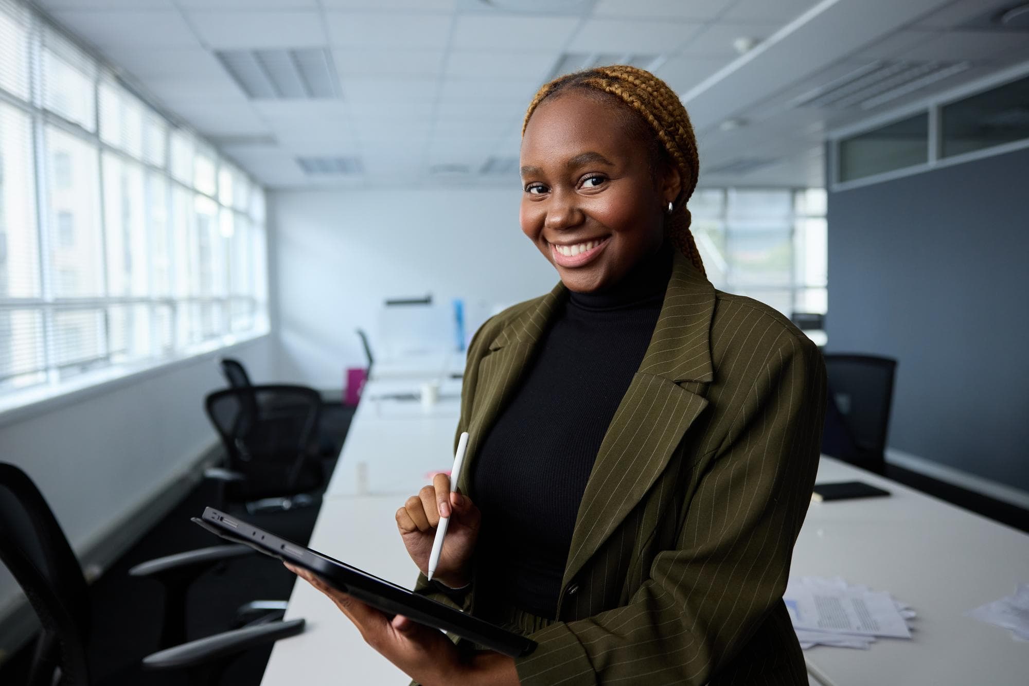 Financial leader preparing insights for a management team
